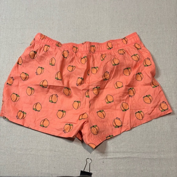 Victoria's Secret PINK Elastic Waist Cotton Peach Pajama Sleep Short Small NWT - Picture 2 of 7